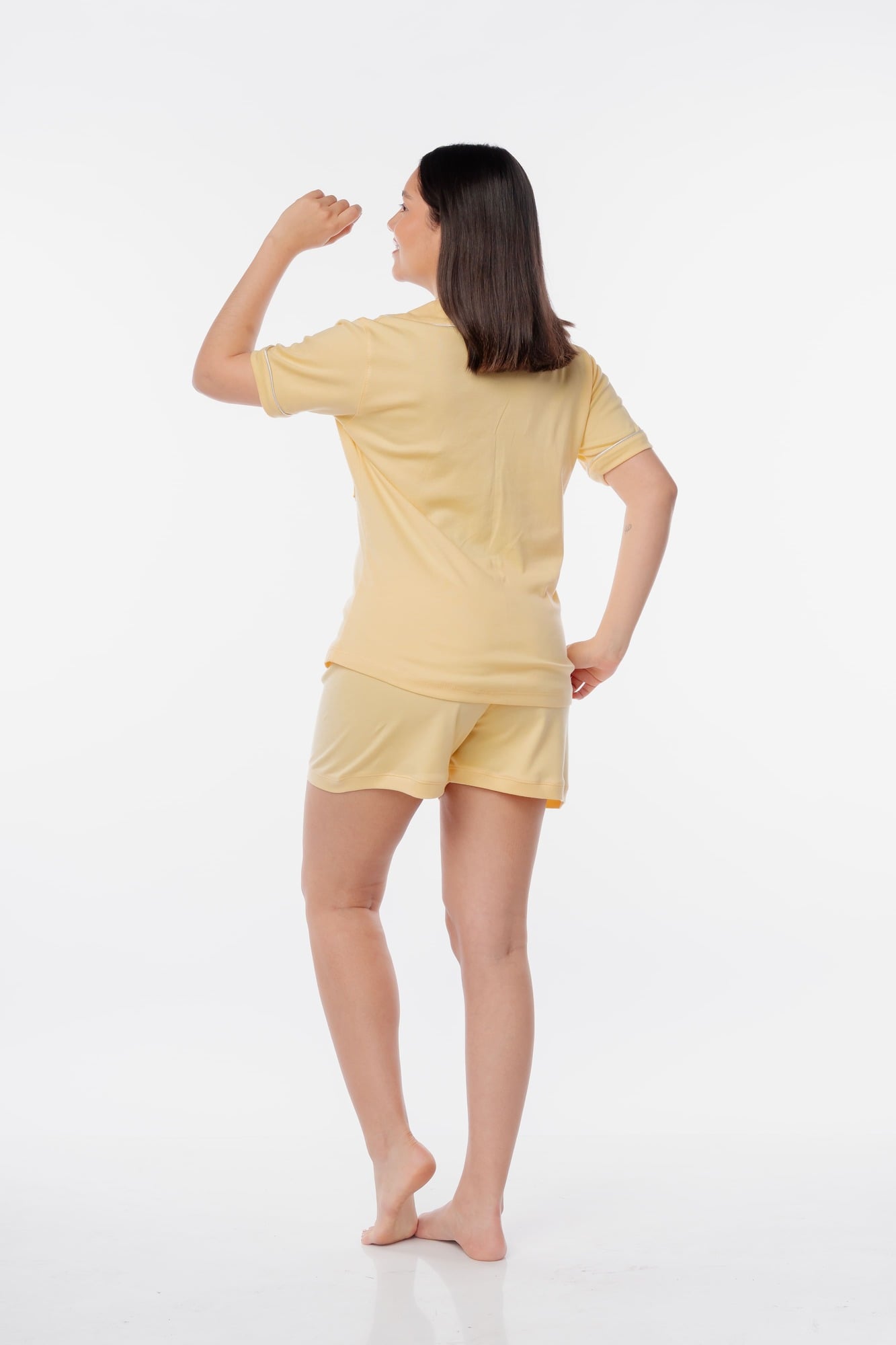 VELA WHITE PIJAMA BABE YELLOW - 3