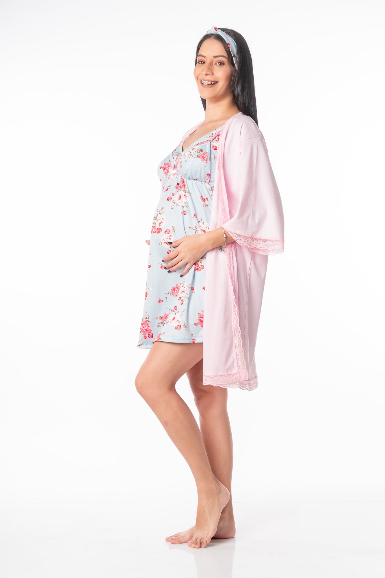 BOUQUET OF ROSES MOM VESTIDO CON BATA - 2