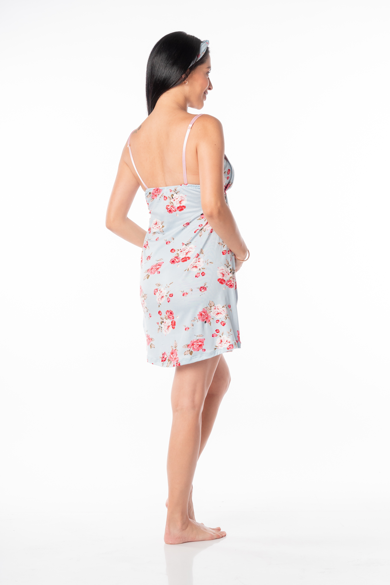 BOUQUET OF ROSES MOM VESTIDO CON BATA - 6