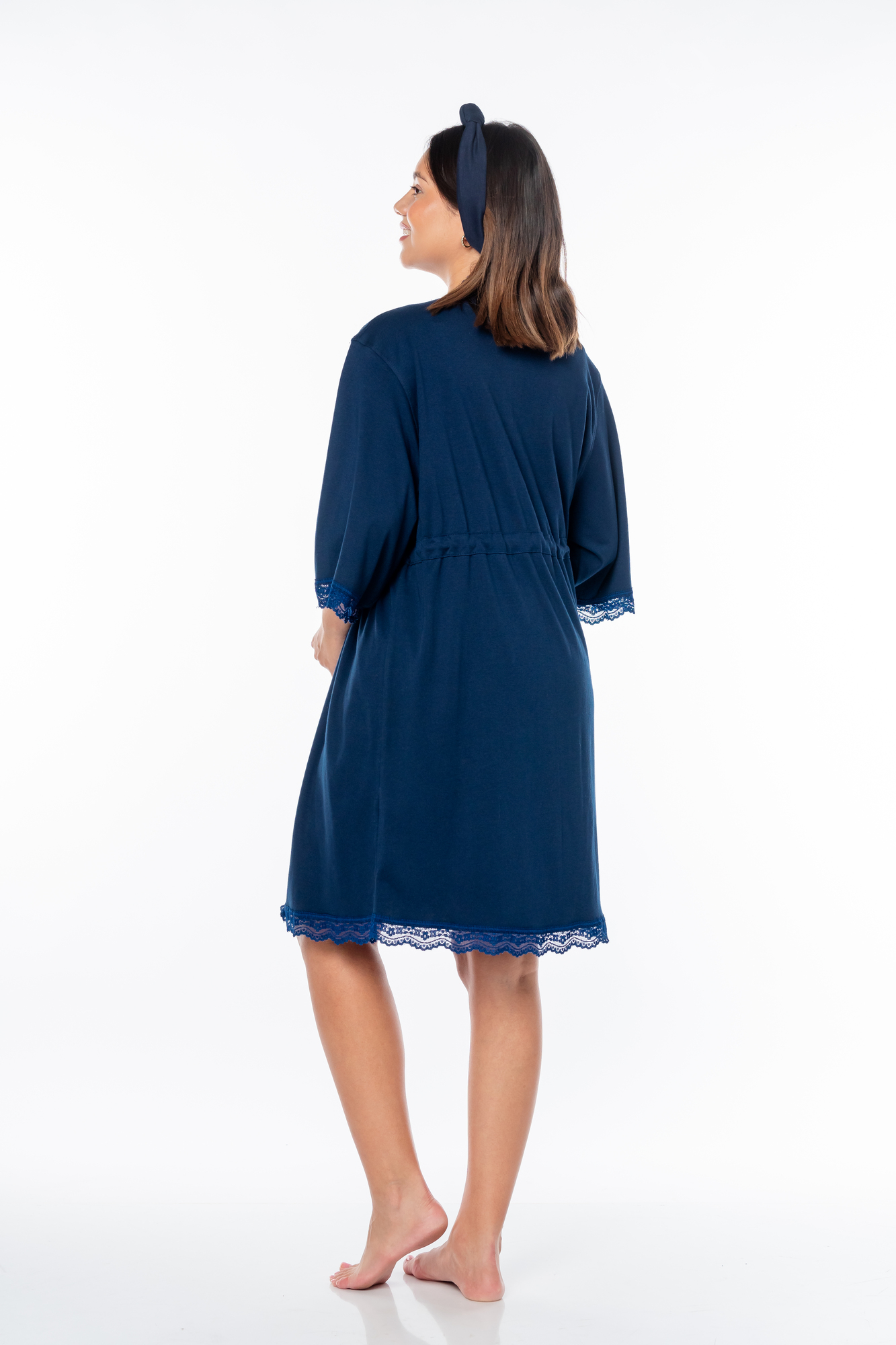 BLUE FLOWER II MOM VESTIDO CON BATA - 3