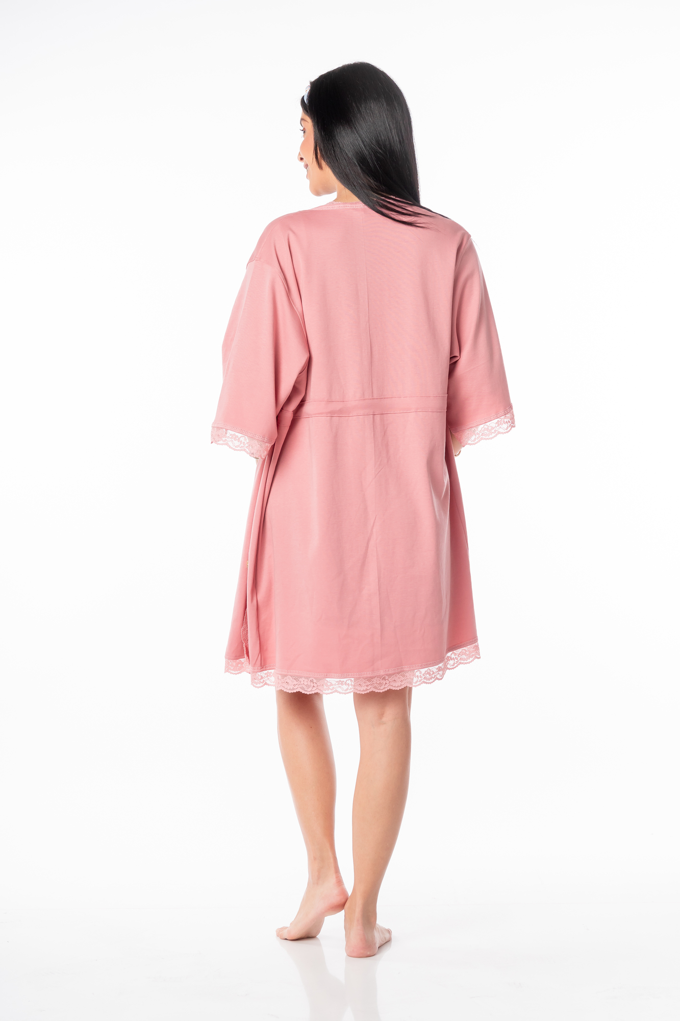 CAPUCHINA FLOWER MOM VESTIDO CON BATA - 3