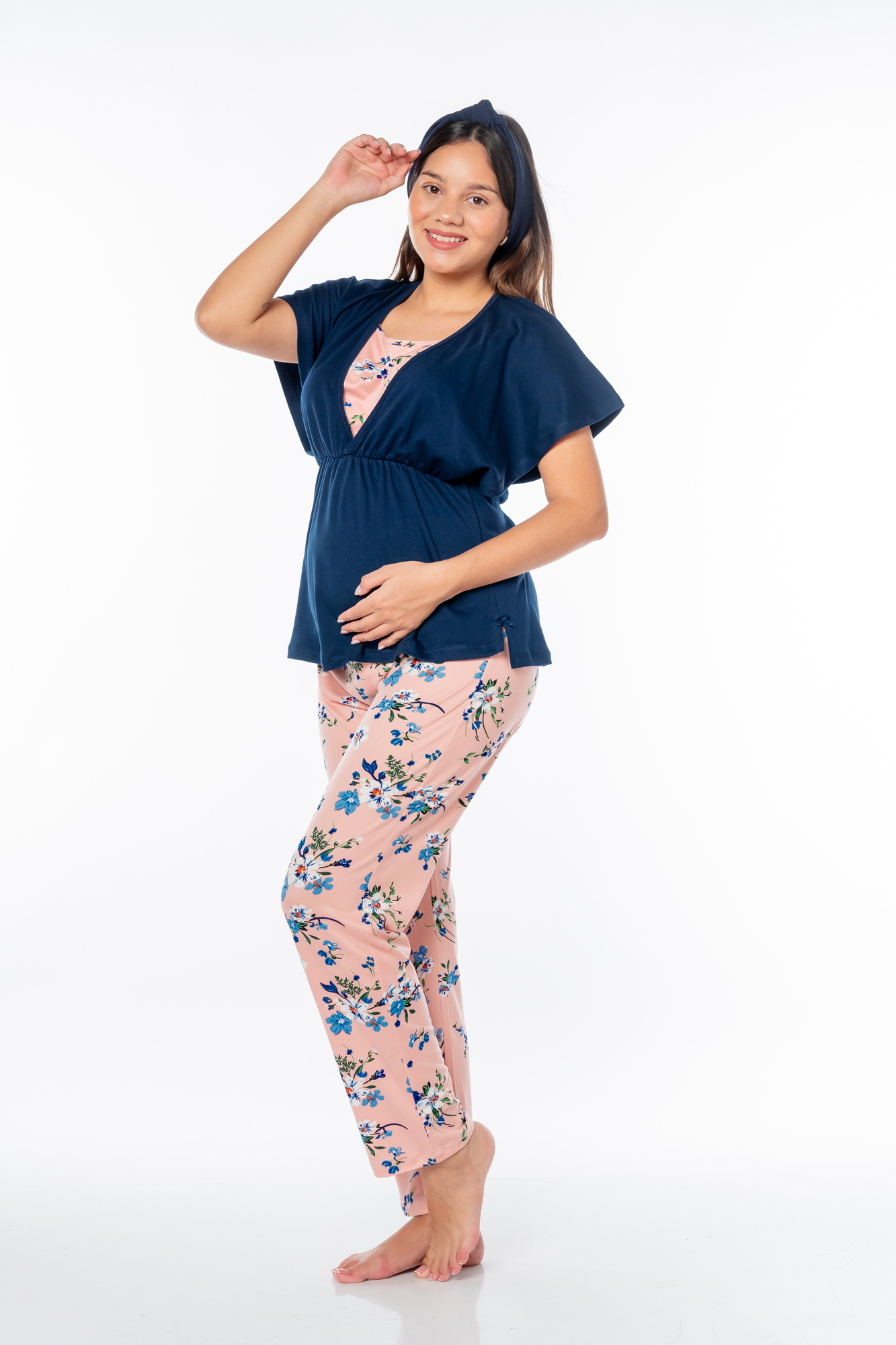 BLUE FLOWER II MOM POLO CON PANTALÓN - 2