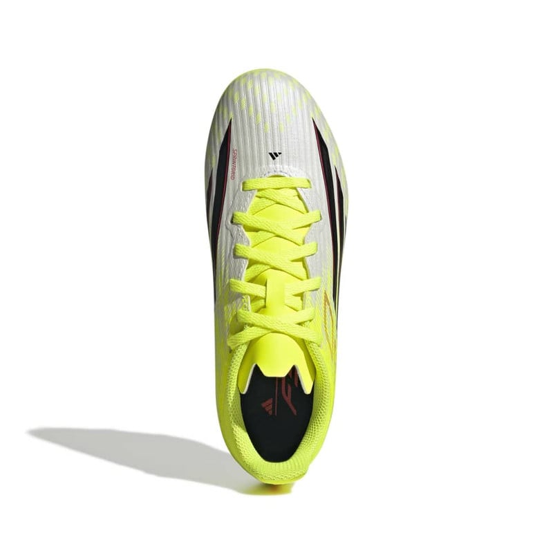ADIDAS CHIMPUNES F50 LEAGUE FG/MG J TESOYE/CBLACK/LUCRED NIÑOS - 2
