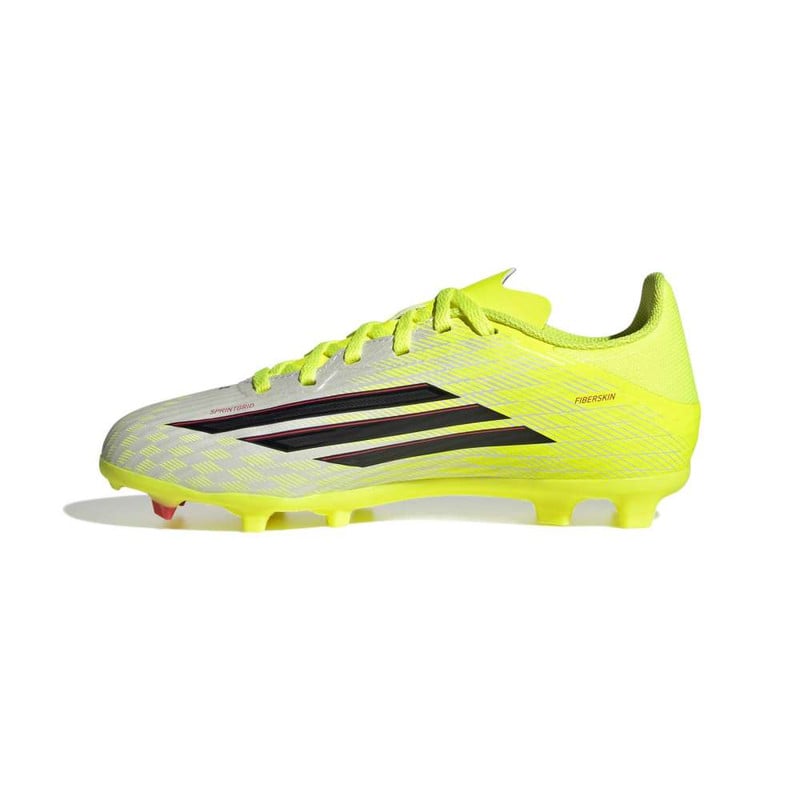 ADIDAS CHIMPUNES F50 LEAGUE FG/MG J TESOYE/CBLACK/LUCRED NIÑOS - 4