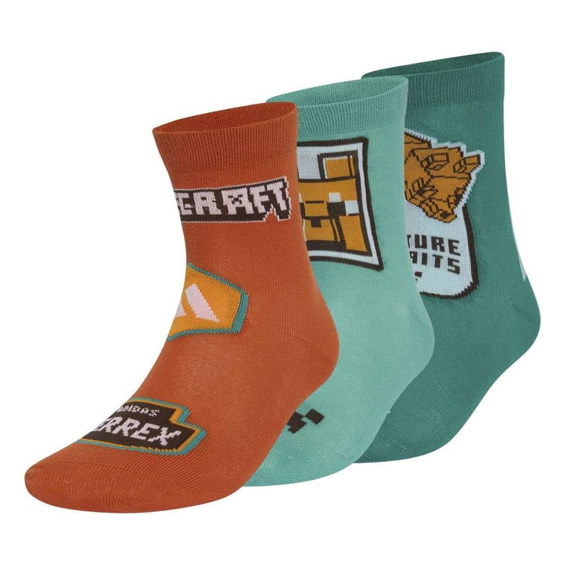 ADIDAS MEDIAS MINECRAFT 3P NIÑOS - 1