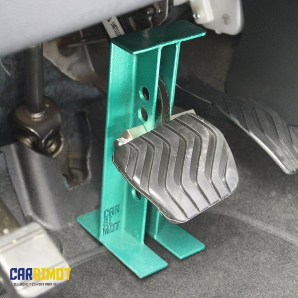 SEGURO BLOQUEO TRABA PEDAL TIMÓN VOLANTE ANTIRROBO (COMBO) - 6