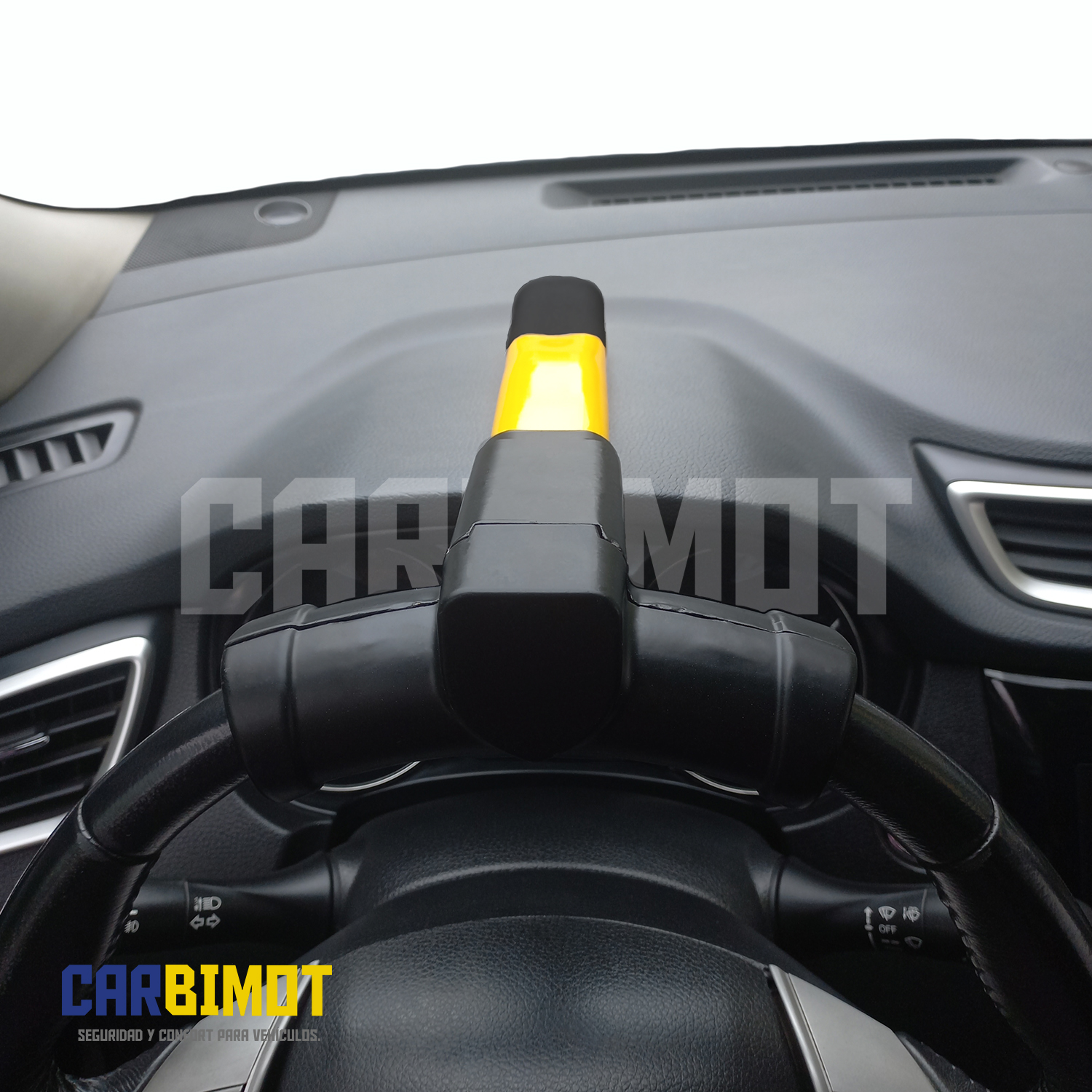 SEGURO BLOQUEO TRABA PEDAL TIMÓN VOLANTE ANTIRROBO (COMBO) - 7