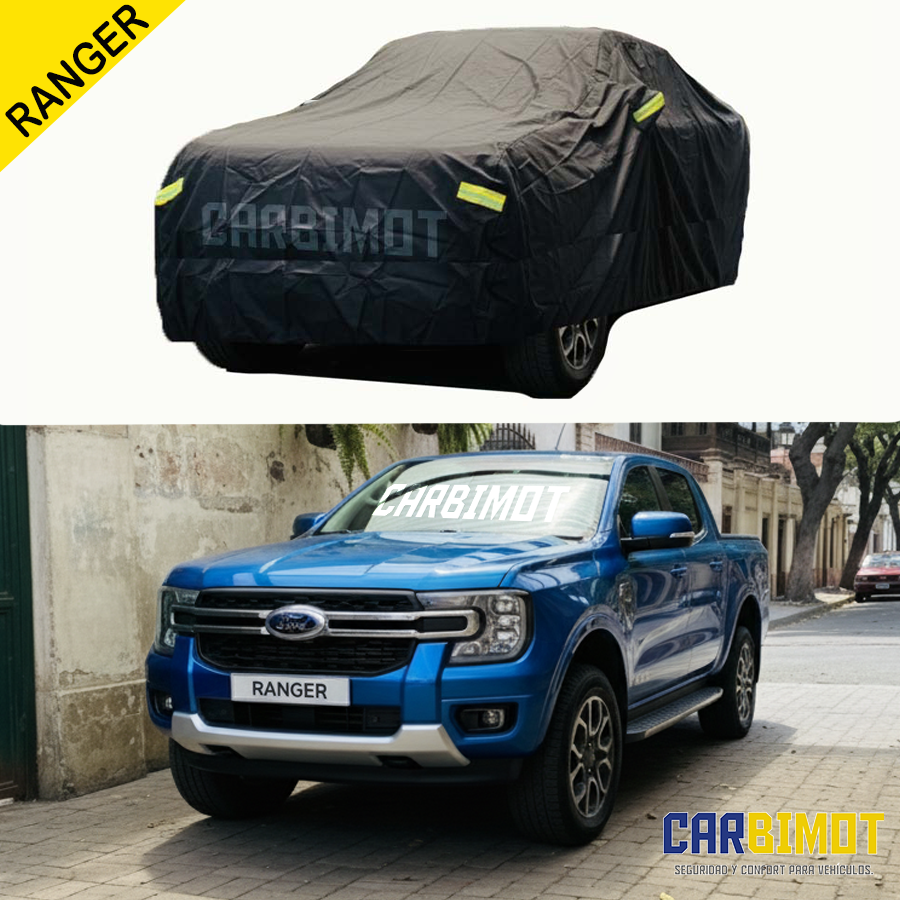 FUNDA COBERTOR PROTECTOR NEGRO PICK UP FORD RANGER - 1