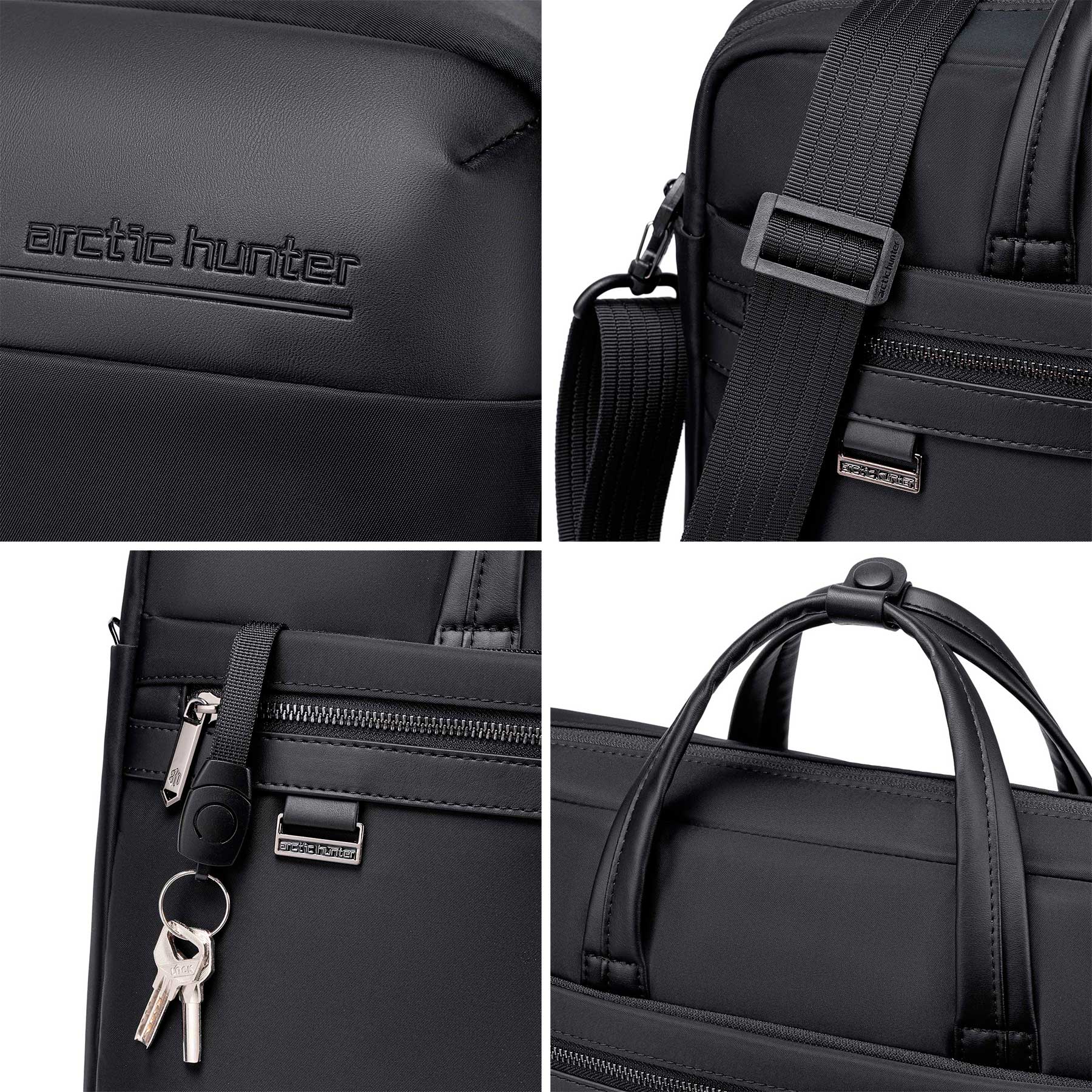 MALETIN HOMBRE ARCTIC HUNTER GWB00849 LAPTOP NEGRO - 7