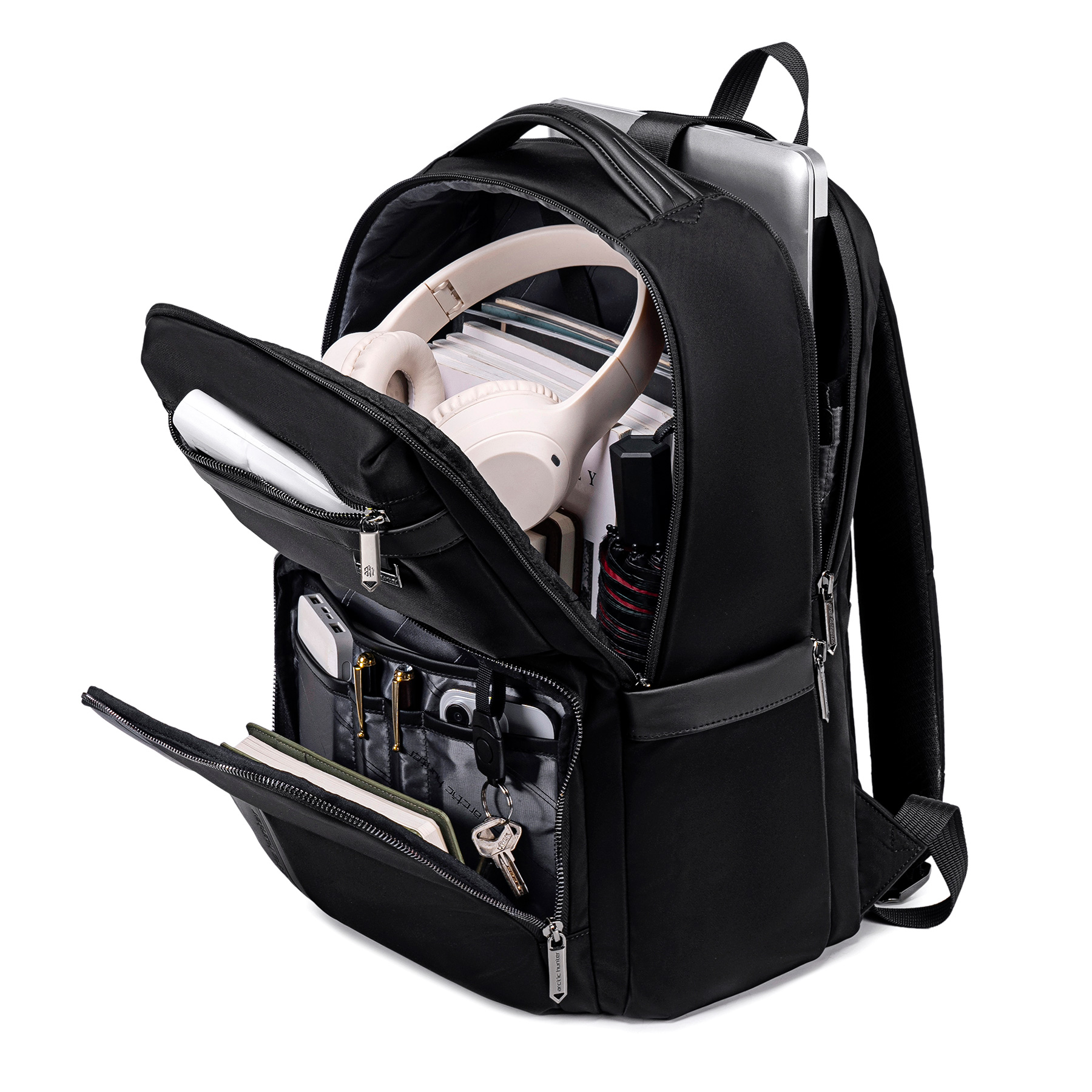 MOCHILA HOMBRE ARCTIC HUNTER B00808 VIAJE LAPTOP CAQUI - 5