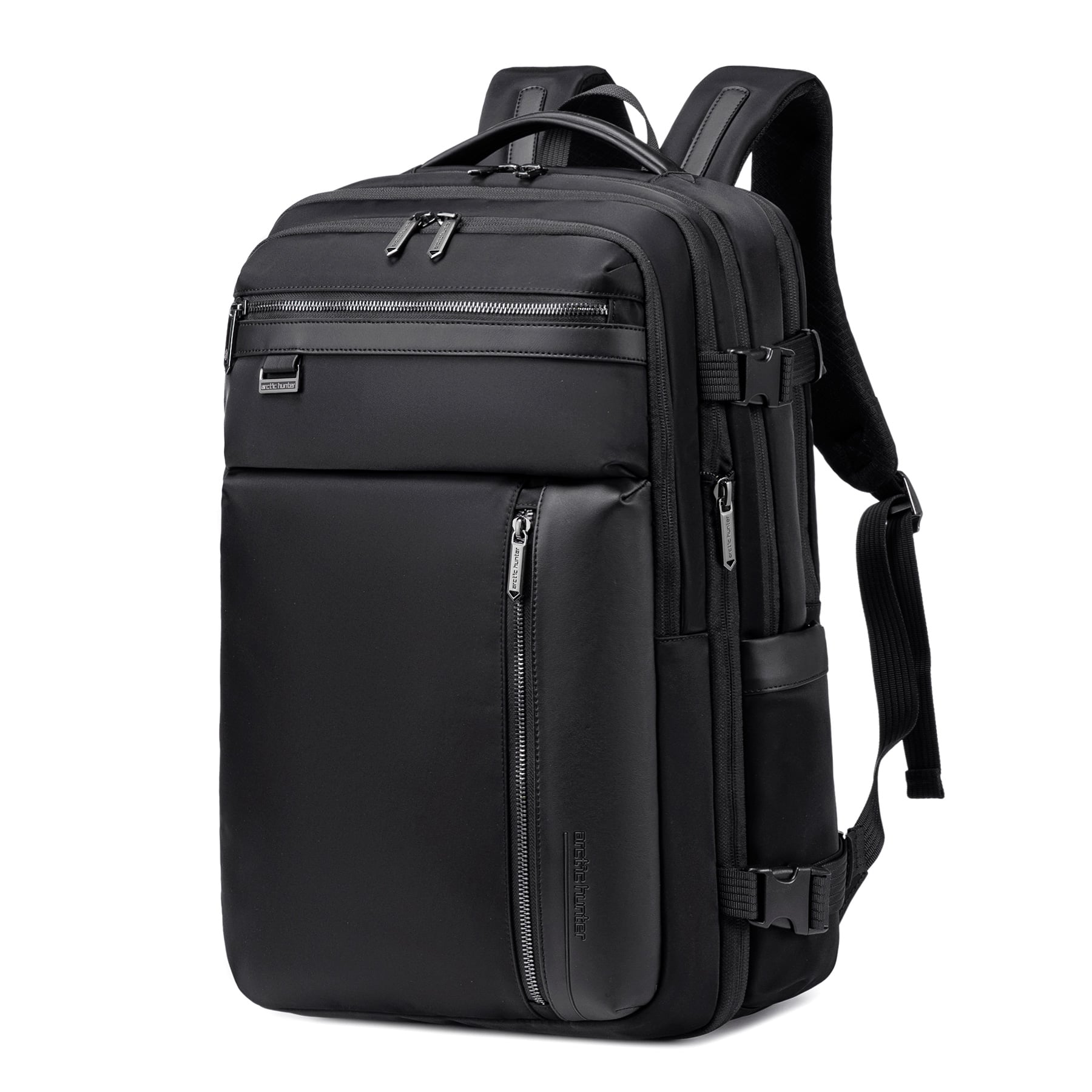 MOCHILA HOMBRE ARCTIC HUNTER B00833 EXPANDIBLE VIAJE LAPTOP NEGRO - 1
