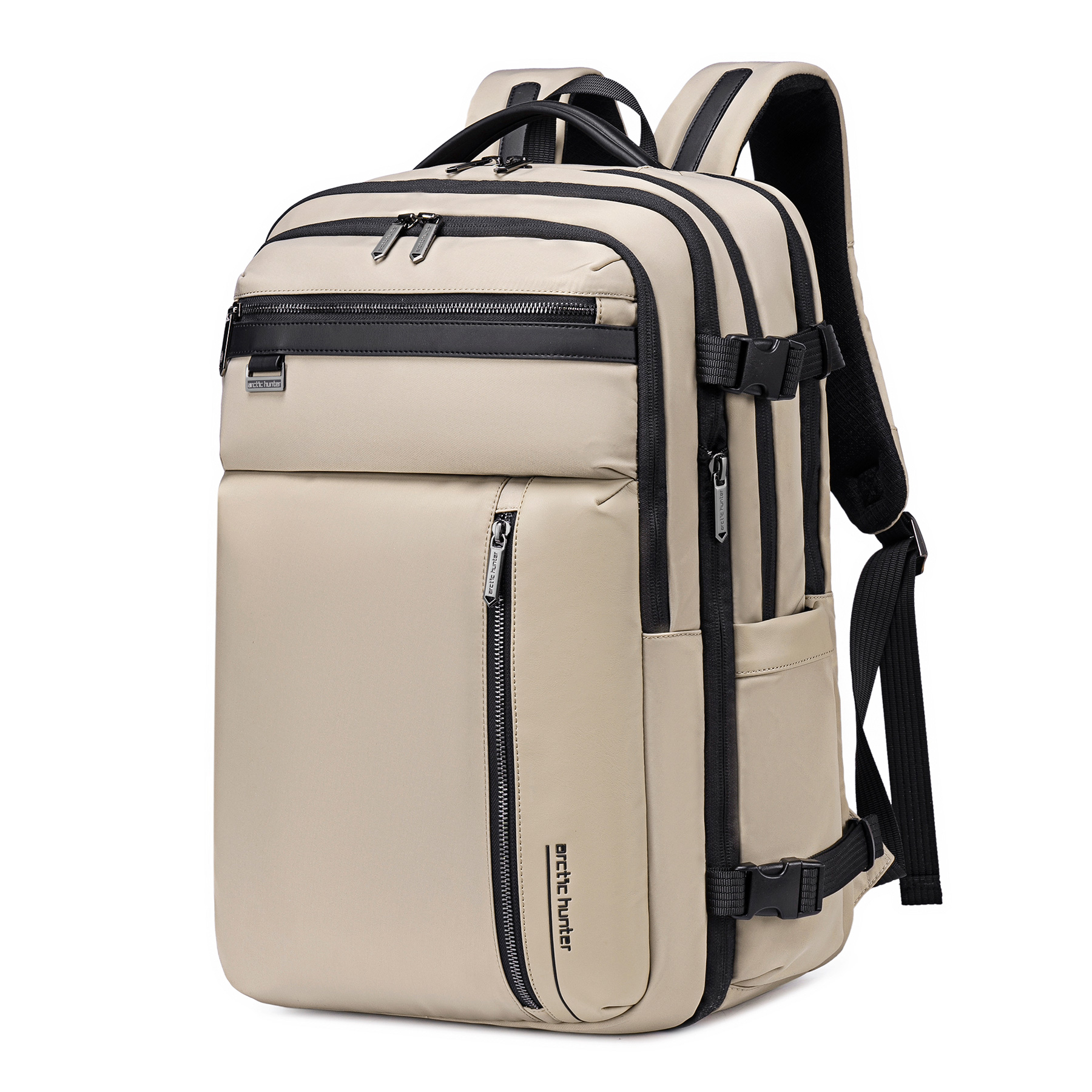 MOCHILA HOMBRE ARCTIC HUNTER B00833 EXPANDIBLE VIAJE LAPTOP CAQUI - 1
