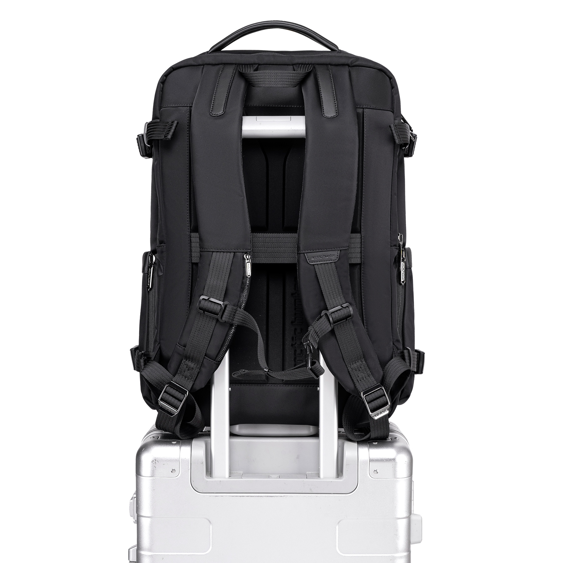 MOCHILA HOMBRE ARCTIC HUNTER B00833 EXPANDIBLE VIAJE LAPTOP CAQUI - 6