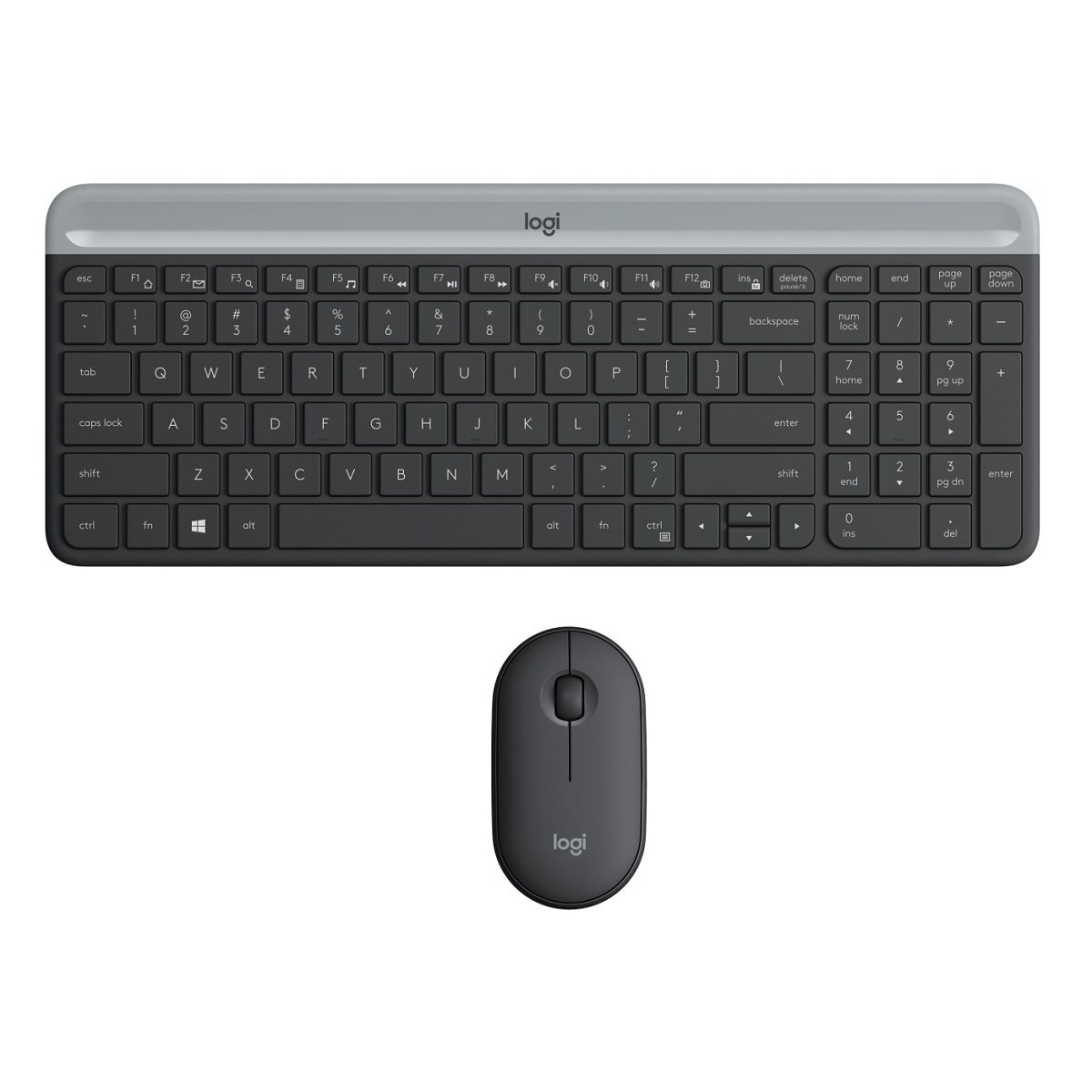 LOGITECH - KIT LOGITECH MK470 SLIM (TECLADO + MOUSE) - NEGRO - 2