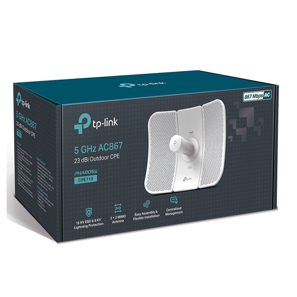 TP-LINK - ANTENA EXTERIOR CPE710 PHAROS 5GHZ AC867 23DBI - 5