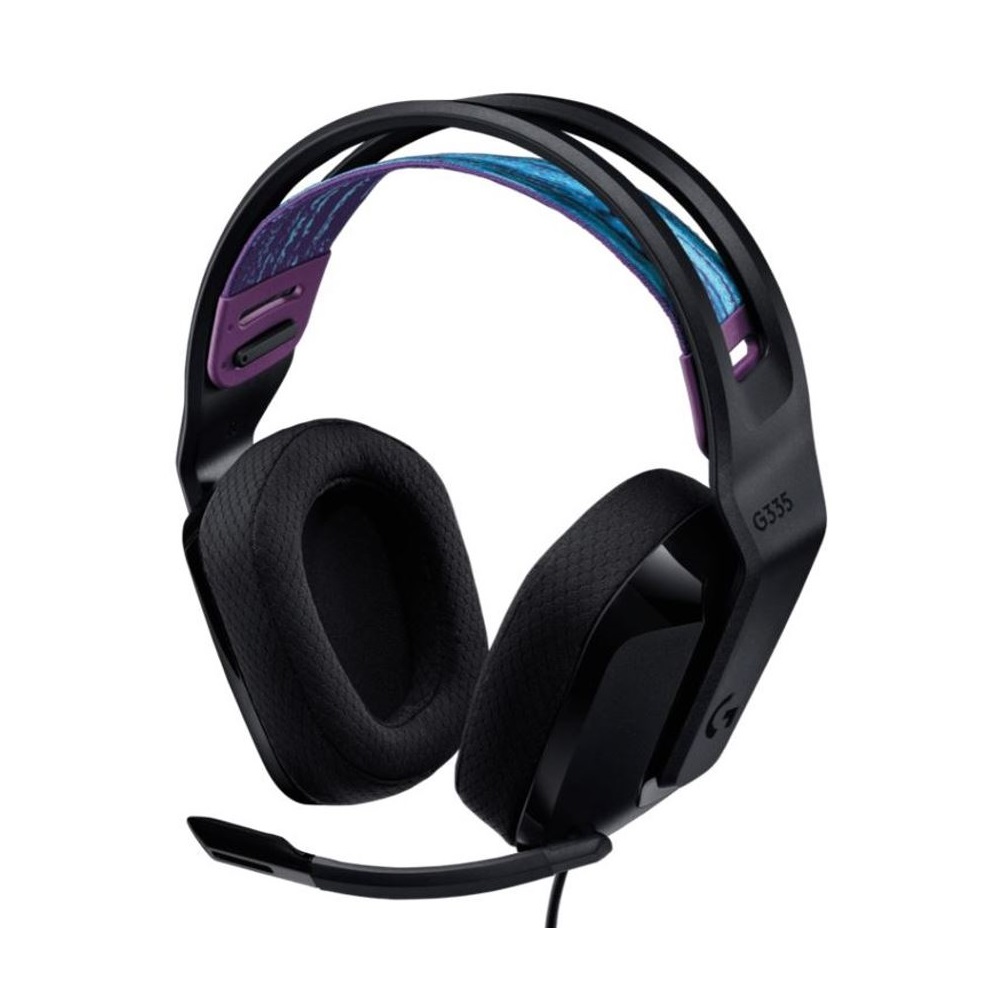 LOGITECH - AUDÍFONO G335 MULTIPLATAFORMA PC PS4 XBOX NINTENDO - NEGRO - 1