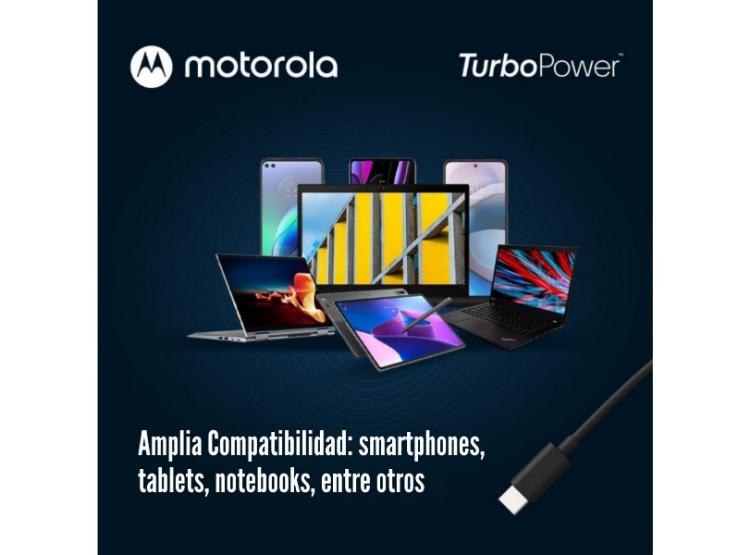 MOTOROLA - CABLE DE CARGA Y DATOS ESSENTIAL CABLE USB-C A USB-C 1 METRO - 3