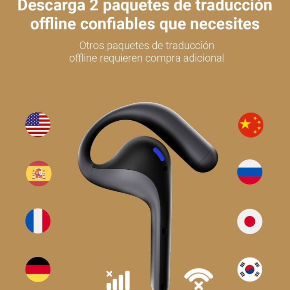TIMEKETTLE - AURICULARES DE TRADUCCIÓN W4 PRO EN TIEMPO REAL INTERPRETE AI - 4