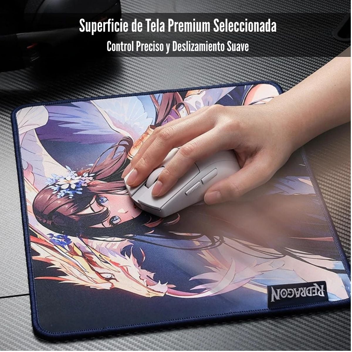 REDRAGON - MOUSEPAD AK1 S P046 ANIME TAMAÑO: 330 X 260 X 3 MM - 3