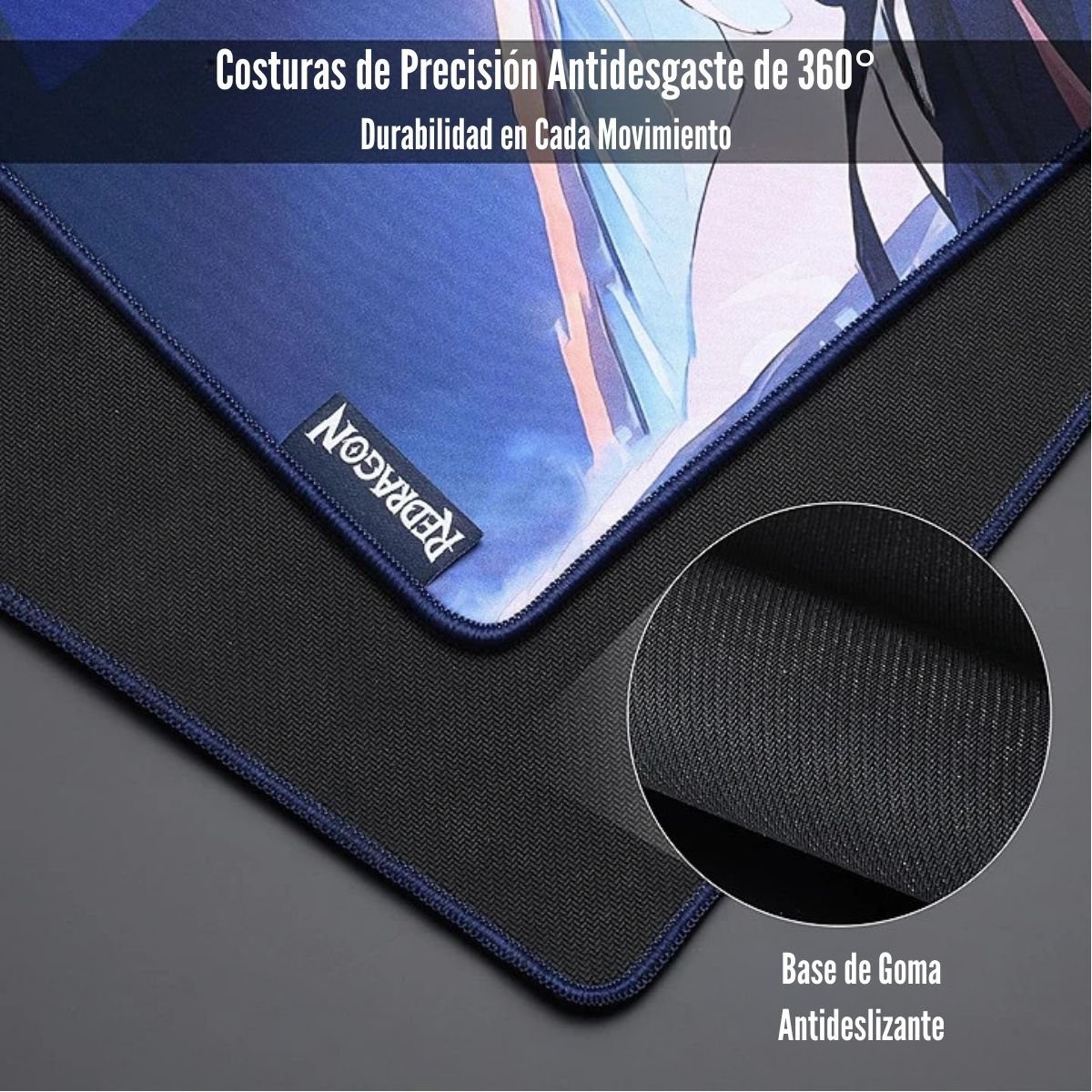 REDRAGON - MOUSEPAD AK1 S P046 ANIME TAMAÑO: 330 X 260 X 3 MM - 4