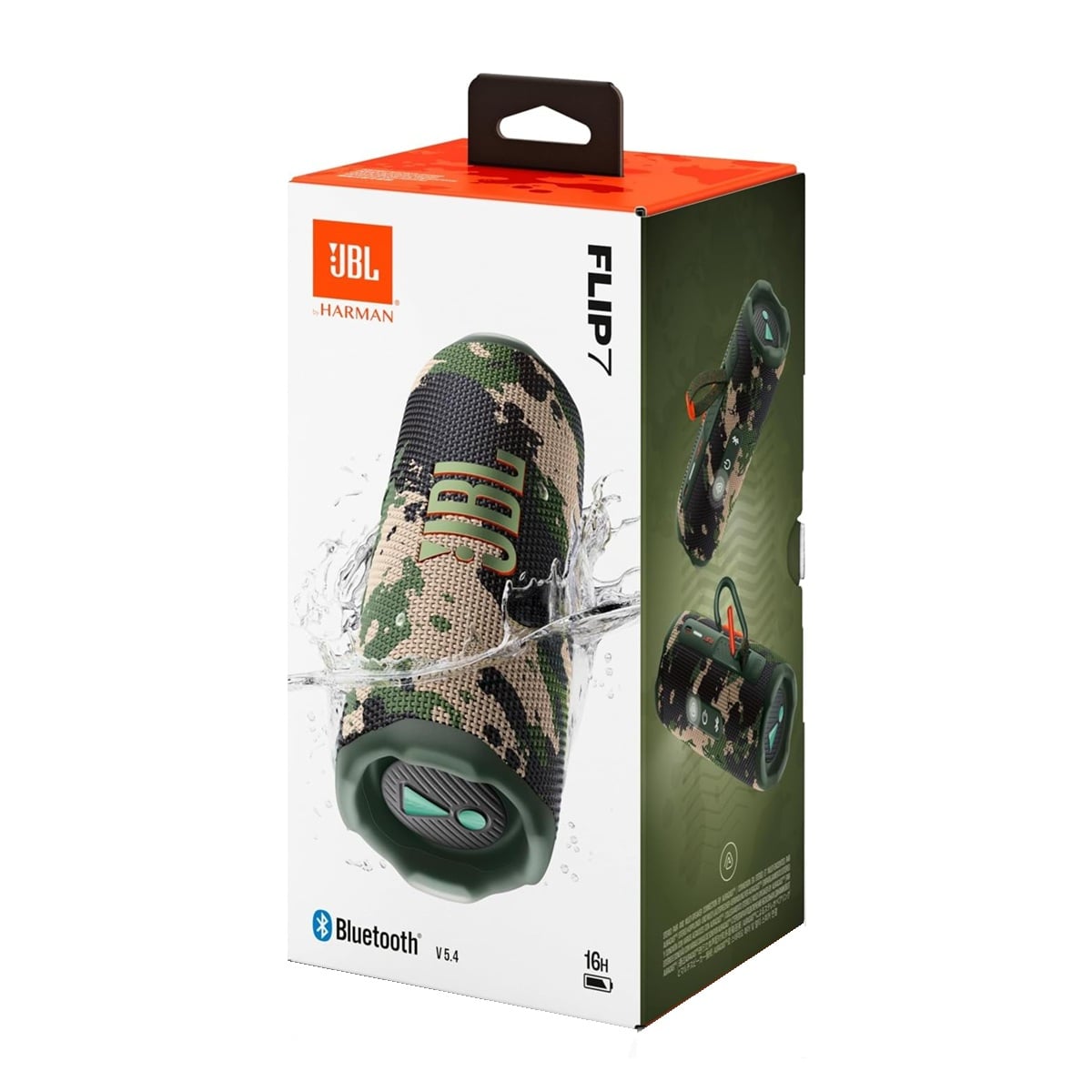 JBL - PARLANTE FLIP 7 BLUETOOTH 5.4 IP68 - CAMUFLADO - 5