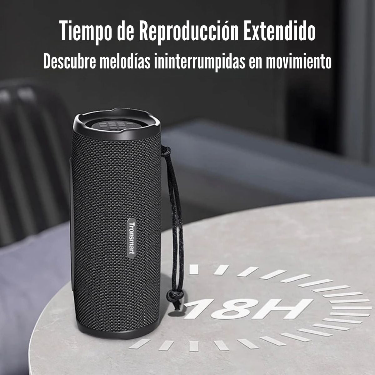 TRONSMART - PARLANTE MIRTUNE C3 PLUS BLUETOOTH 30W IPX7 - NEGRO - 4