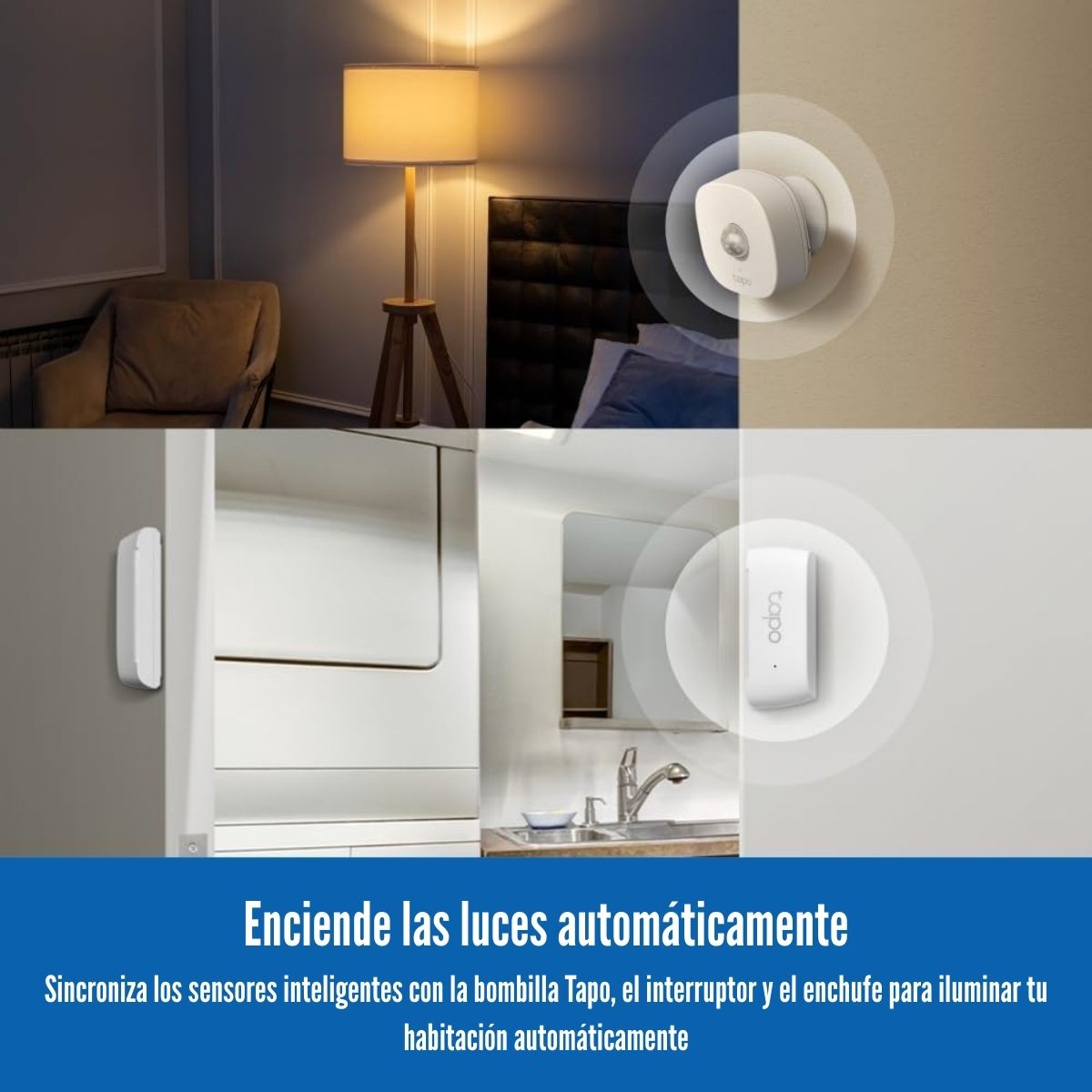 TP-LINK - KIT SENSOR INTELIGENTE TAPO T30 KIT (H100 + T100 + T110) - 3