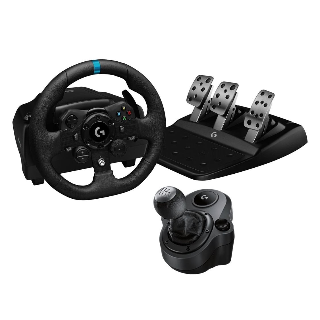 LOGITECH - VOLANTE G923 TRUEFORCE FOR PC Y XBOX ONE INCLUYE PALANCA - 1