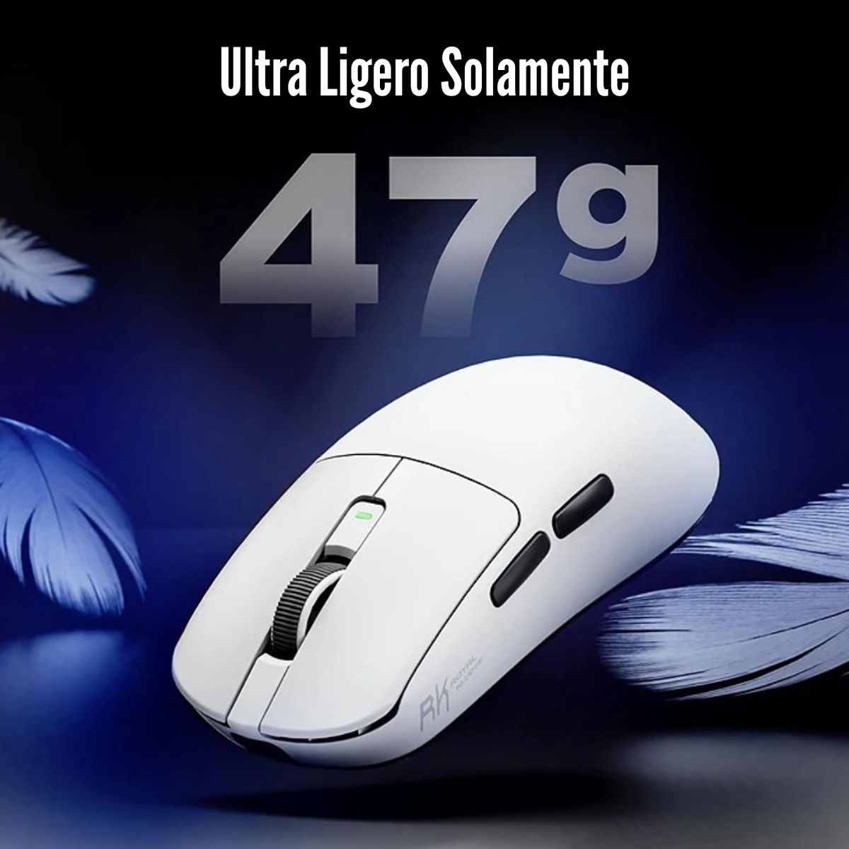 ROYAL KLUDGE - MOUSE M3 WIRELESS 26000 DPI - PANDA WHITE - 2