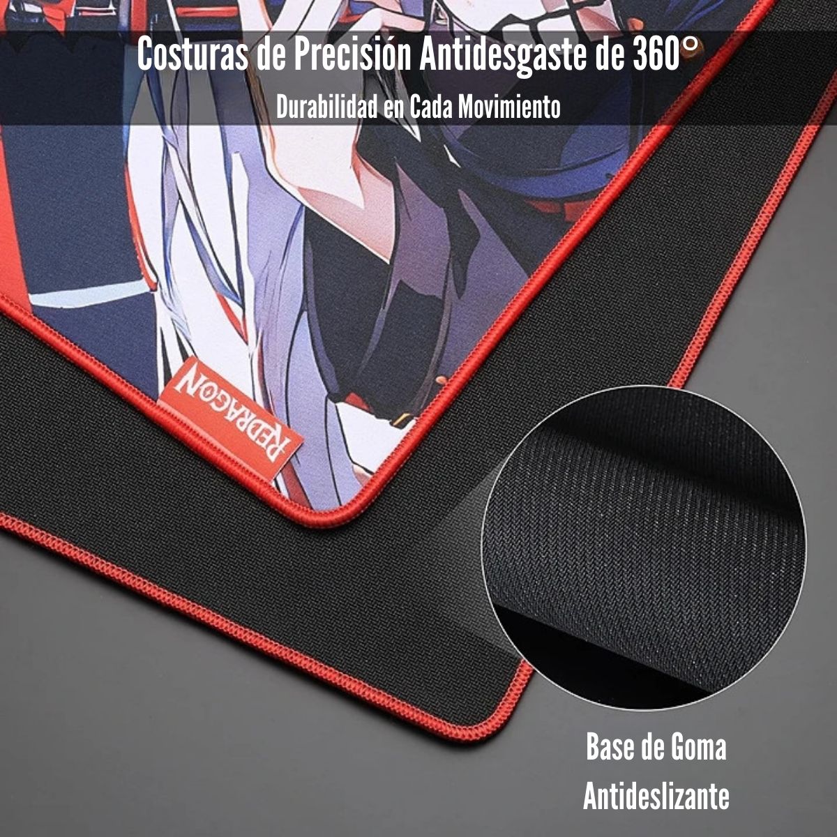 REDRAGON - MOUSEPAD AK S P047 ANIME TAMAÑO: 330 X 260 X 3 MM - 4