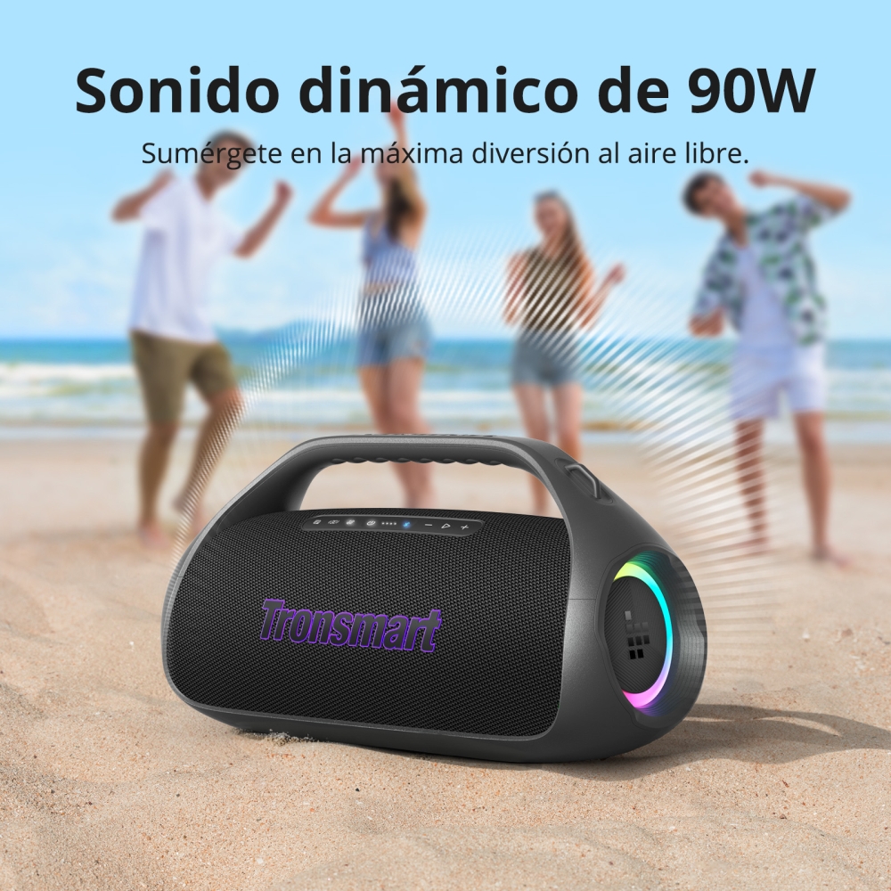 TRONSMART - PARLANTE BANG 2 BLUETOOTH 90W IPX6 - NEGRO - 2