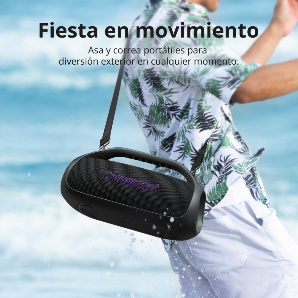 TRONSMART - PARLANTE BANG 2 BLUETOOTH 90W IPX6 - NEGRO - 4