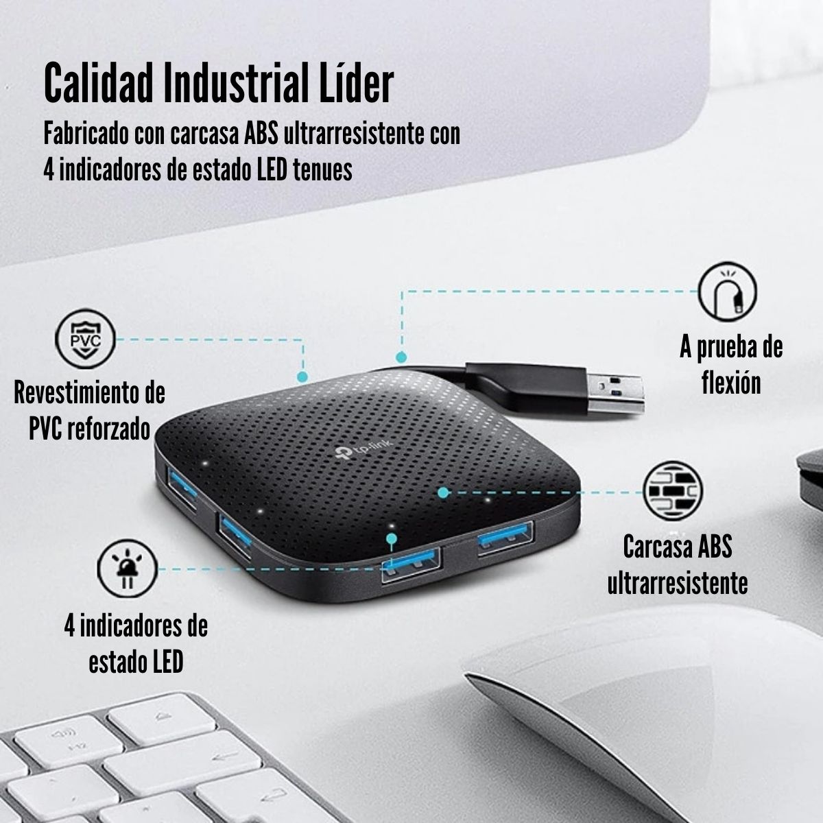 TP-LINK - HUB USB 3.0 UH400 DE 4 PUERTOS - 2