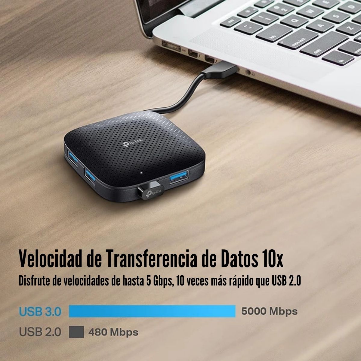TP-LINK - HUB USB 3.0 UH400 DE 4 PUERTOS - 3