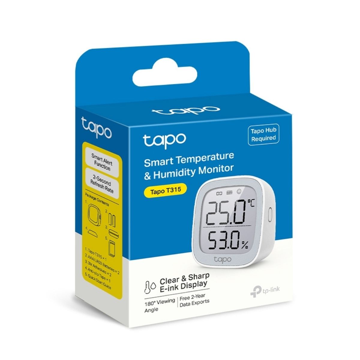 TP-LINK - SENSOR DE HUMEDAD Y TEMPERATURA TAPO T315 SMART WIFI - 6