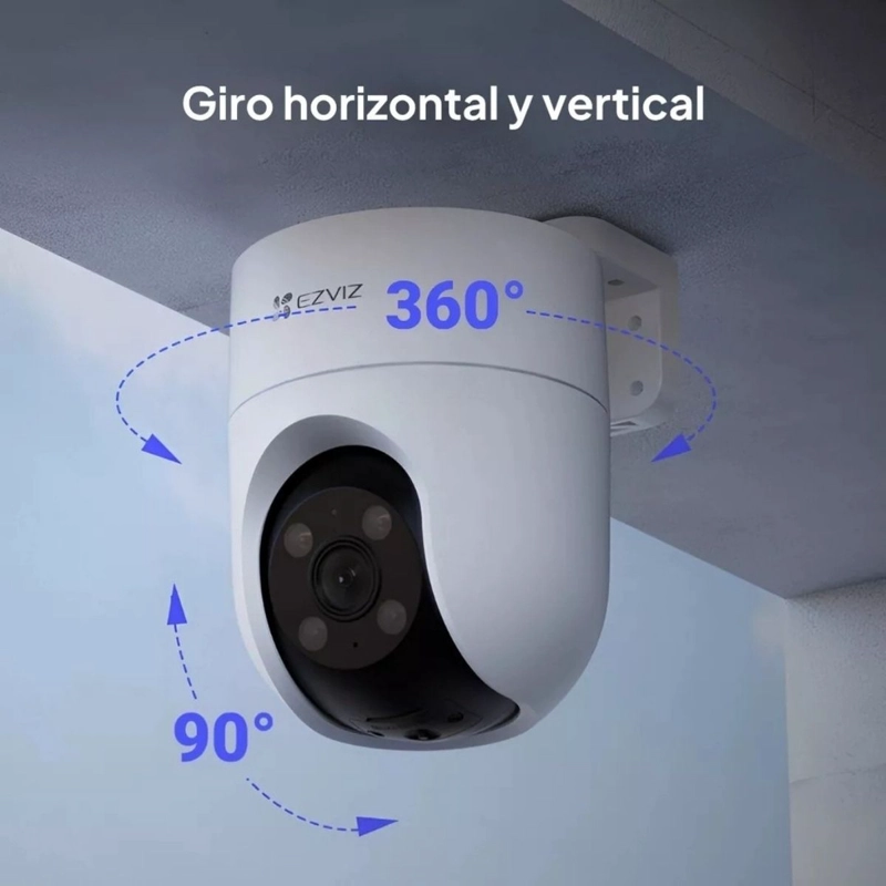 EZVIZ - CÁMARA WIFI H8C PRO 3K 5MP DETECCIÓN IA - BLANCO - 2