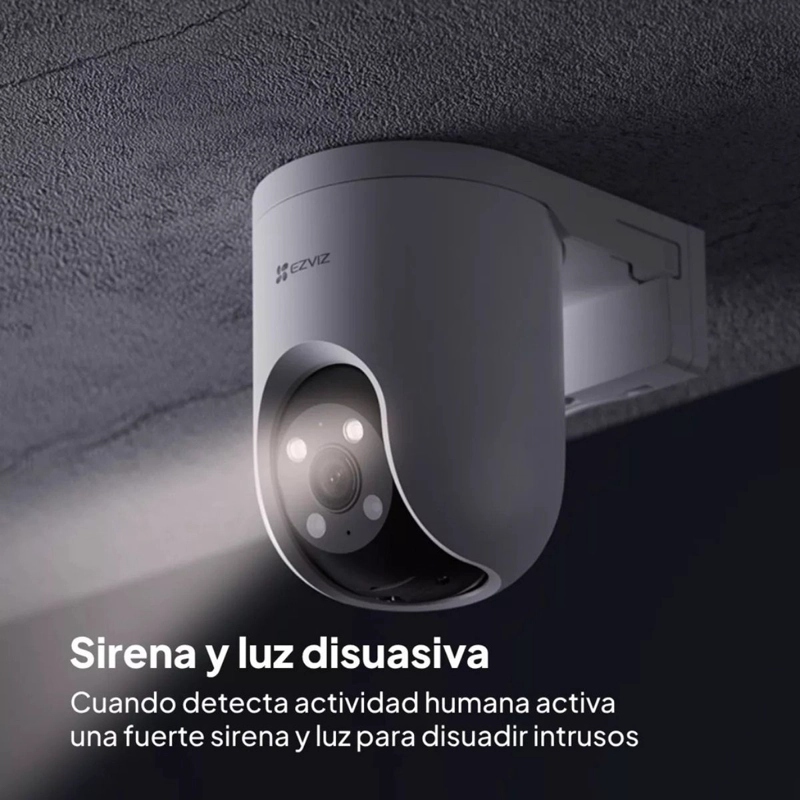 EZVIZ - CÁMARA WIFI H8C PRO 3K 5MP DETECCIÓN IA - BLANCO - 4