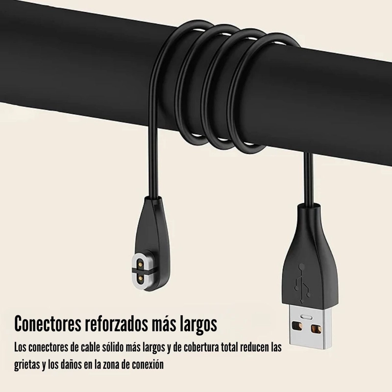 CABLE DE CARGA MAGNÉTICO USB-A PARA SHOKZ OPENRUN Y OPENCOMM - 2