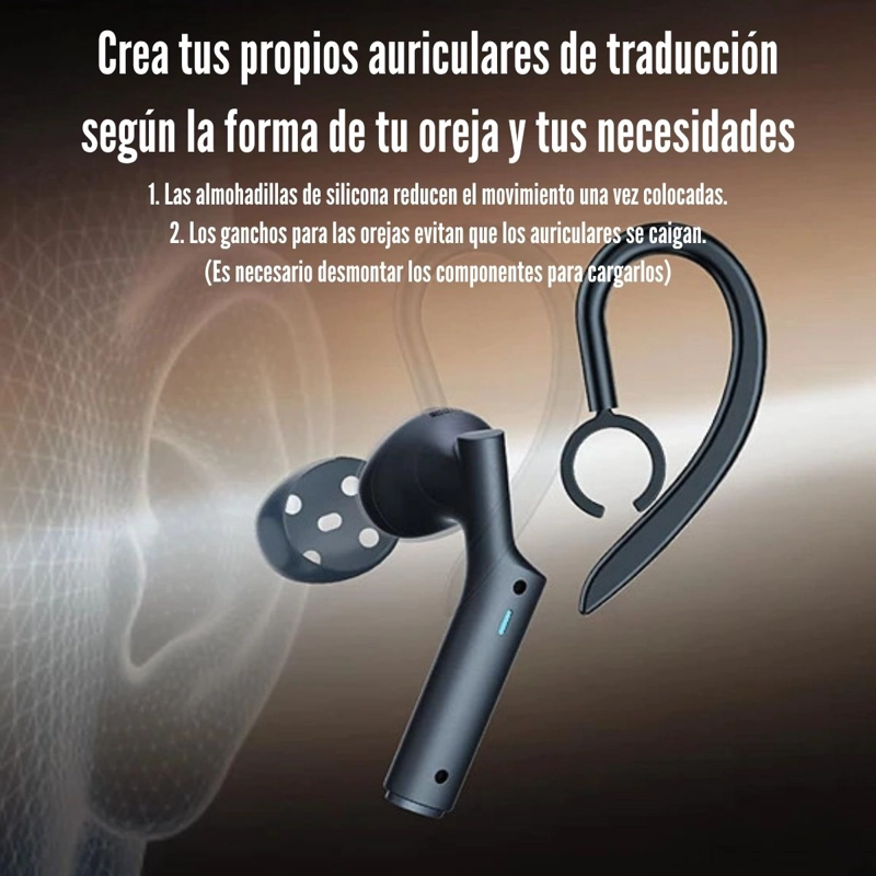 TIMEKETTLE - AURICULARES DE TRADUCCIÓN W4 EN TIEMPO REAL INTERPRETE AI - BLUE - 4