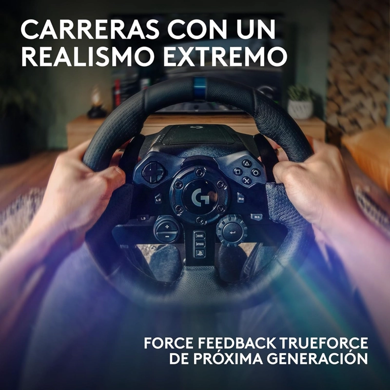 LOGITECH - VOLANTE G923 TRUEFORCE FOR PC, PS4 Y PS5 - 2