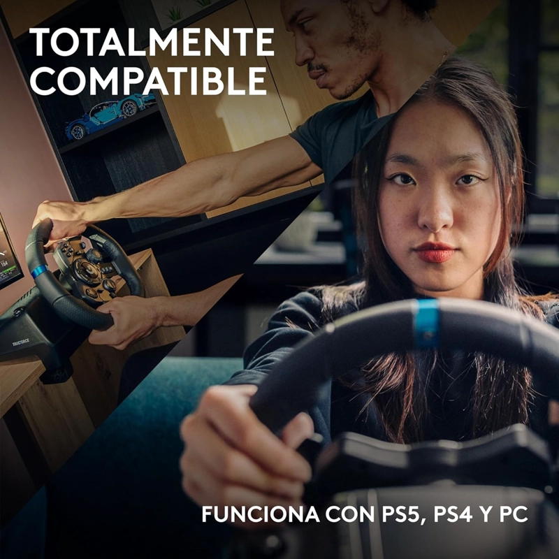 LOGITECH - VOLANTE G923 TRUEFORCE FOR PC, PS4 Y PS5 - 3