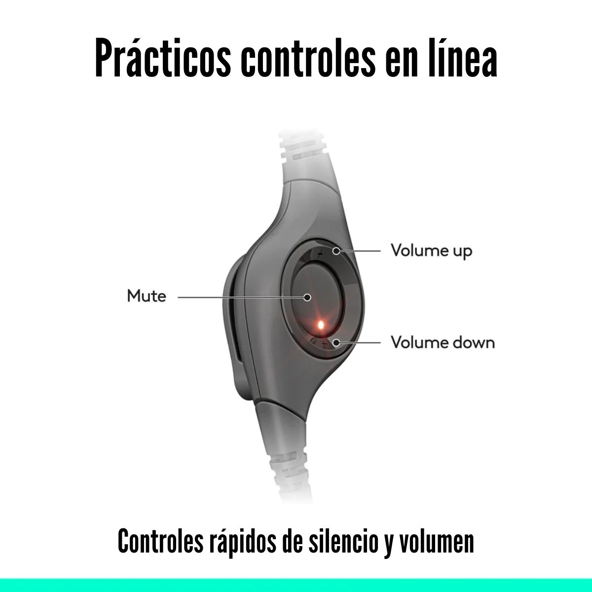 LOGITECH - AUDÍFONO H390 USB-C NOISE CANCELLING - NEGRO - 4