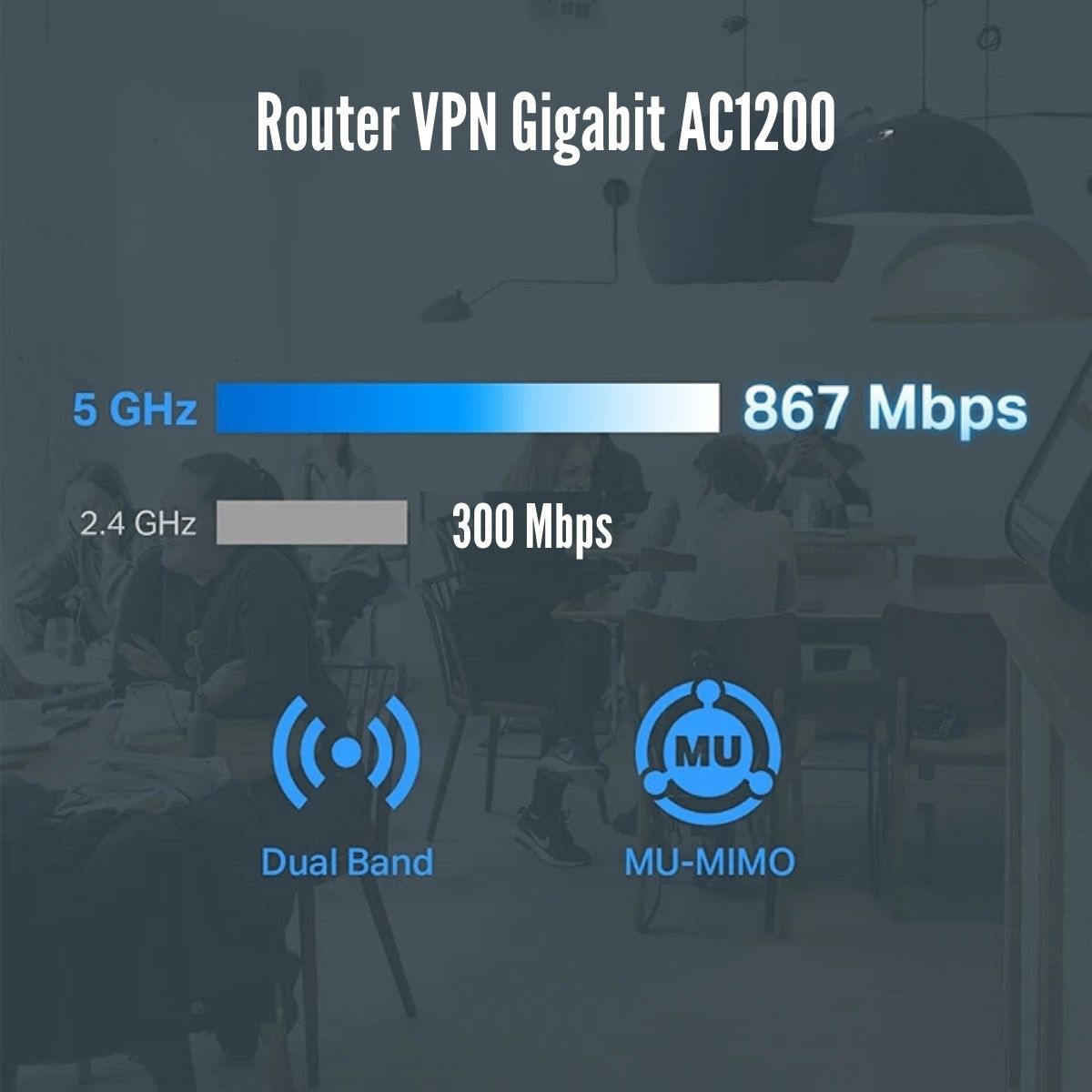 TP-LINK - ROUTER VPN ER605W GIGABIT OMADA LOAD BALANCE AC1200 - 2