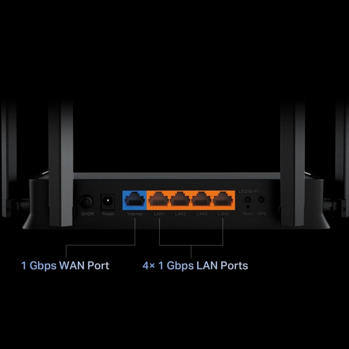 TP-LINK - ROUTER ARCHER BE220 WIFI 7 BE3600 DUAL BAND - 4