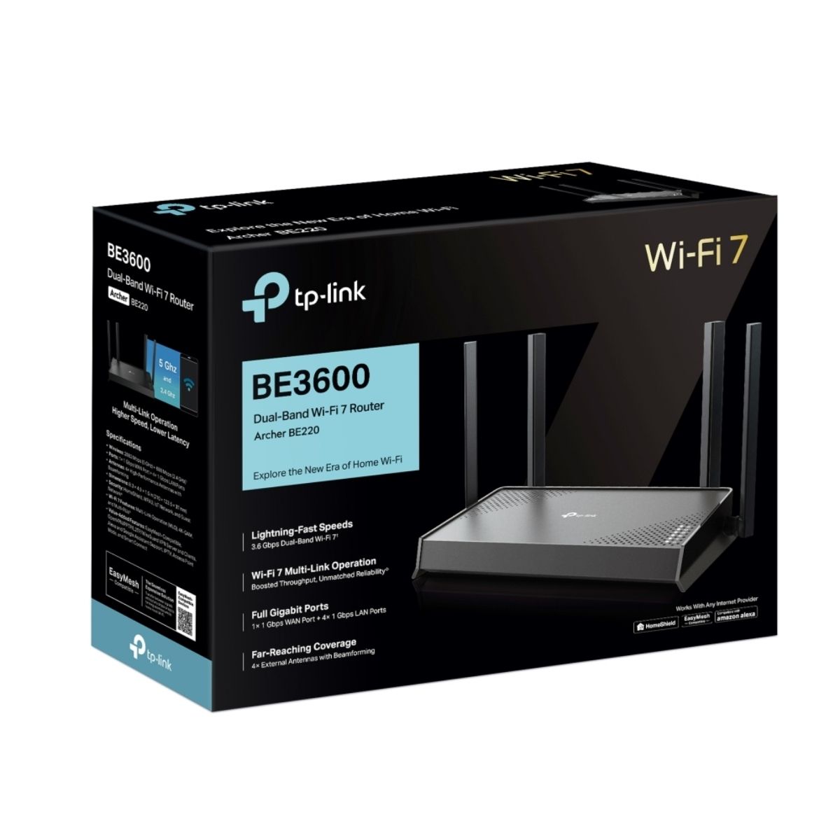 TP-LINK - ROUTER ARCHER BE220 WIFI 7 BE3600 DUAL BAND - 6