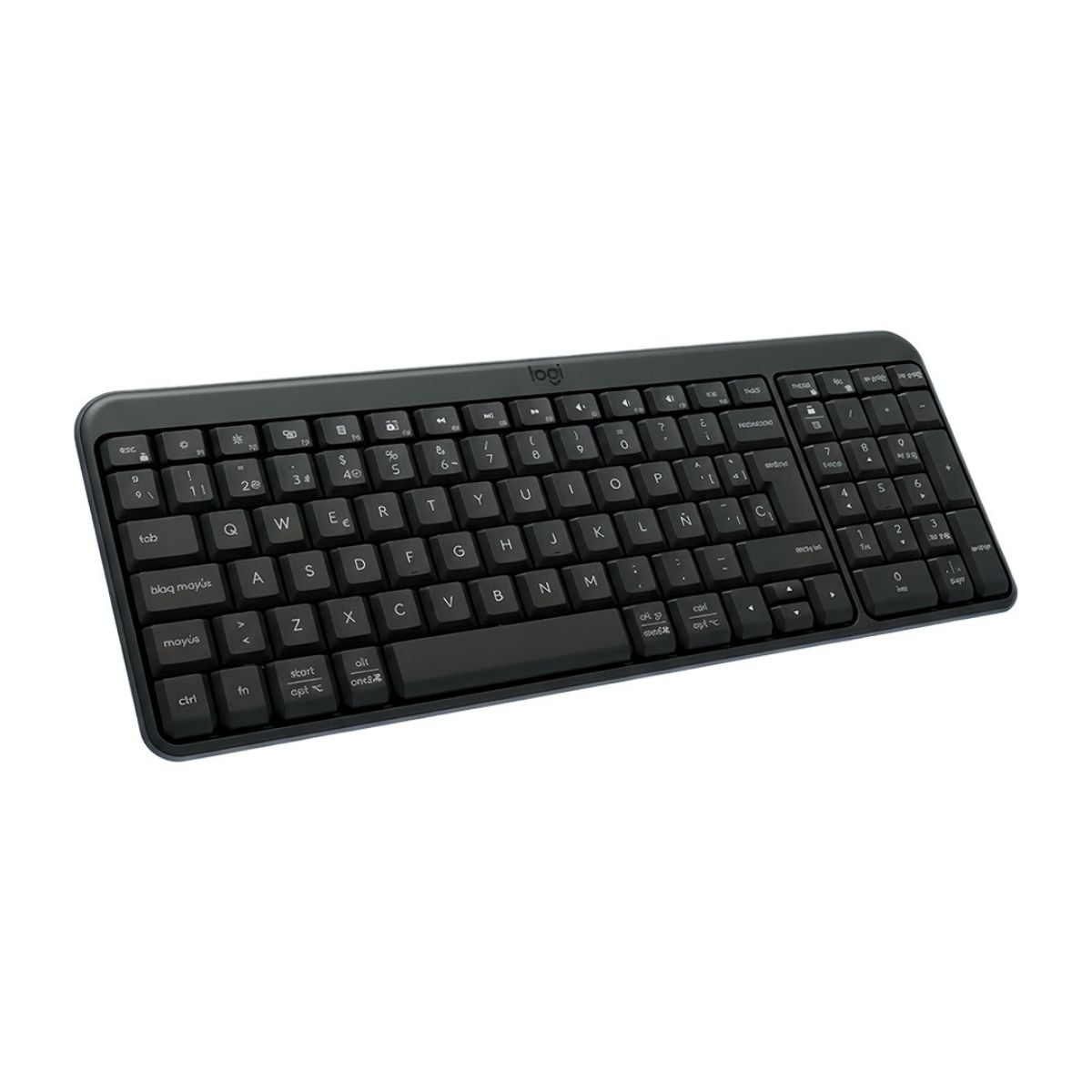 LOGITECH - TECLADO K250 BLUETOOTH WIRELESS ESPAÑOL - NEGRO - 1