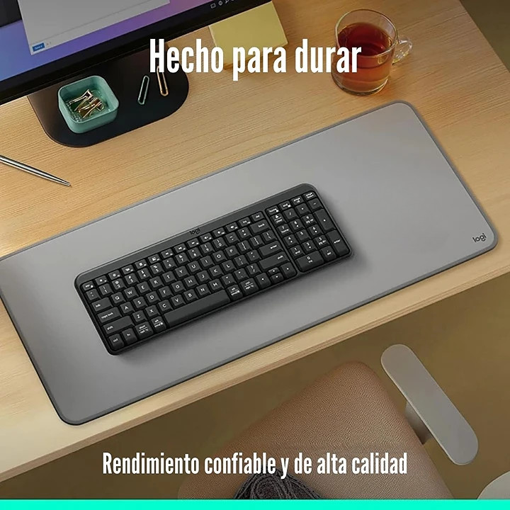 LOGITECH - TECLADO K250 BLUETOOTH WIRELESS ESPAÑOL - NEGRO - 3