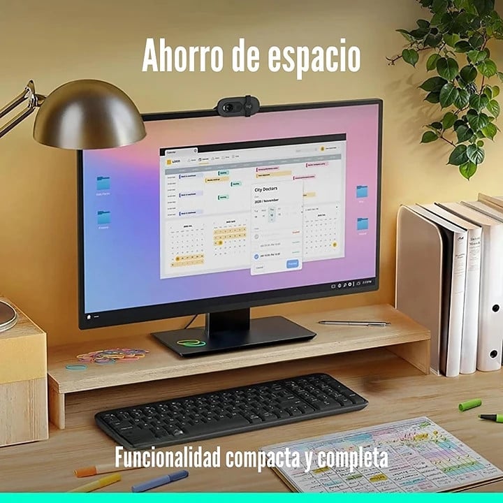 LOGITECH - TECLADO K250 BLUETOOTH WIRELESS ESPAÑOL - NEGRO - 5