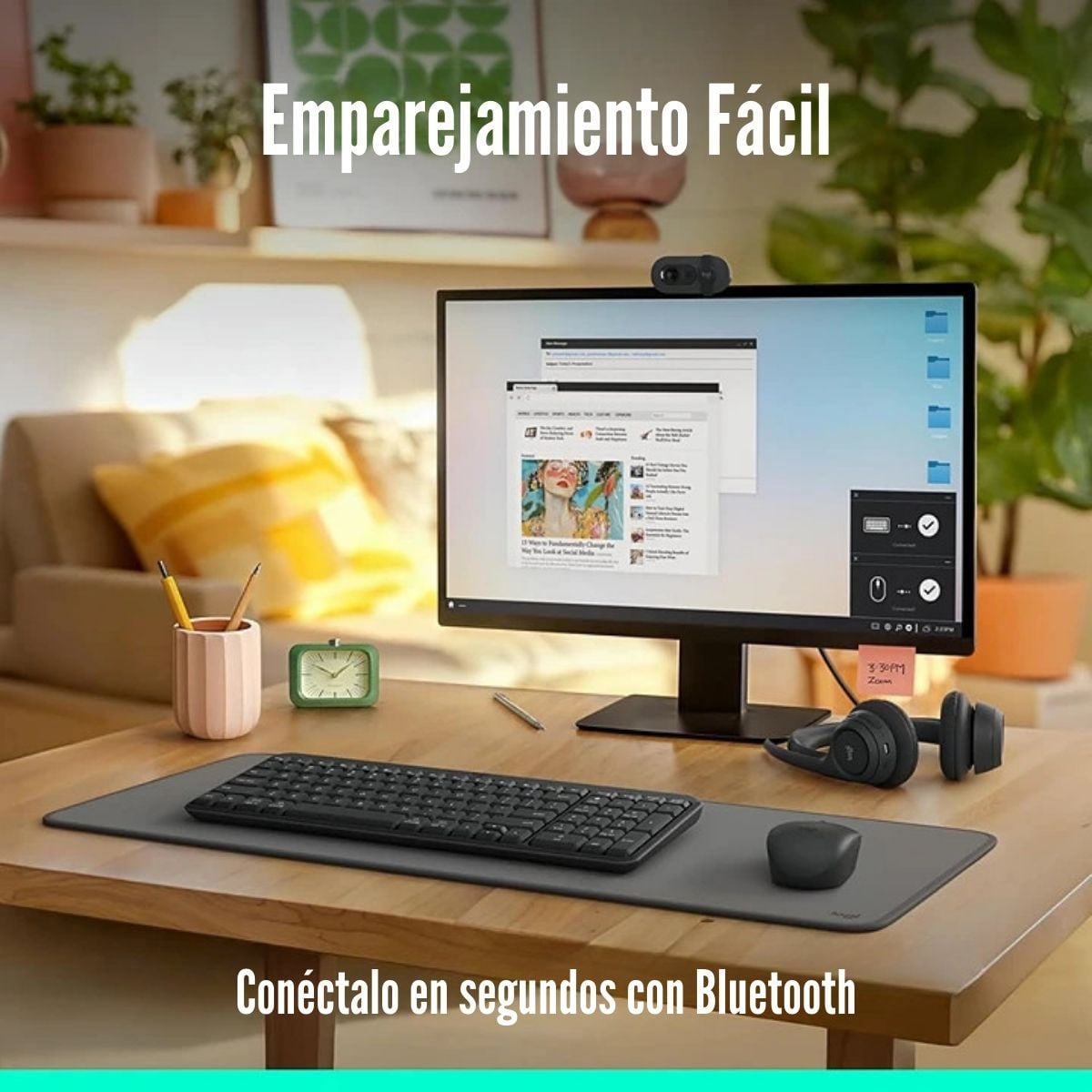 LOGITECH - KIT MK250 BLUETOOTH WIRELESS (TECLADO+MOUSE) - 2