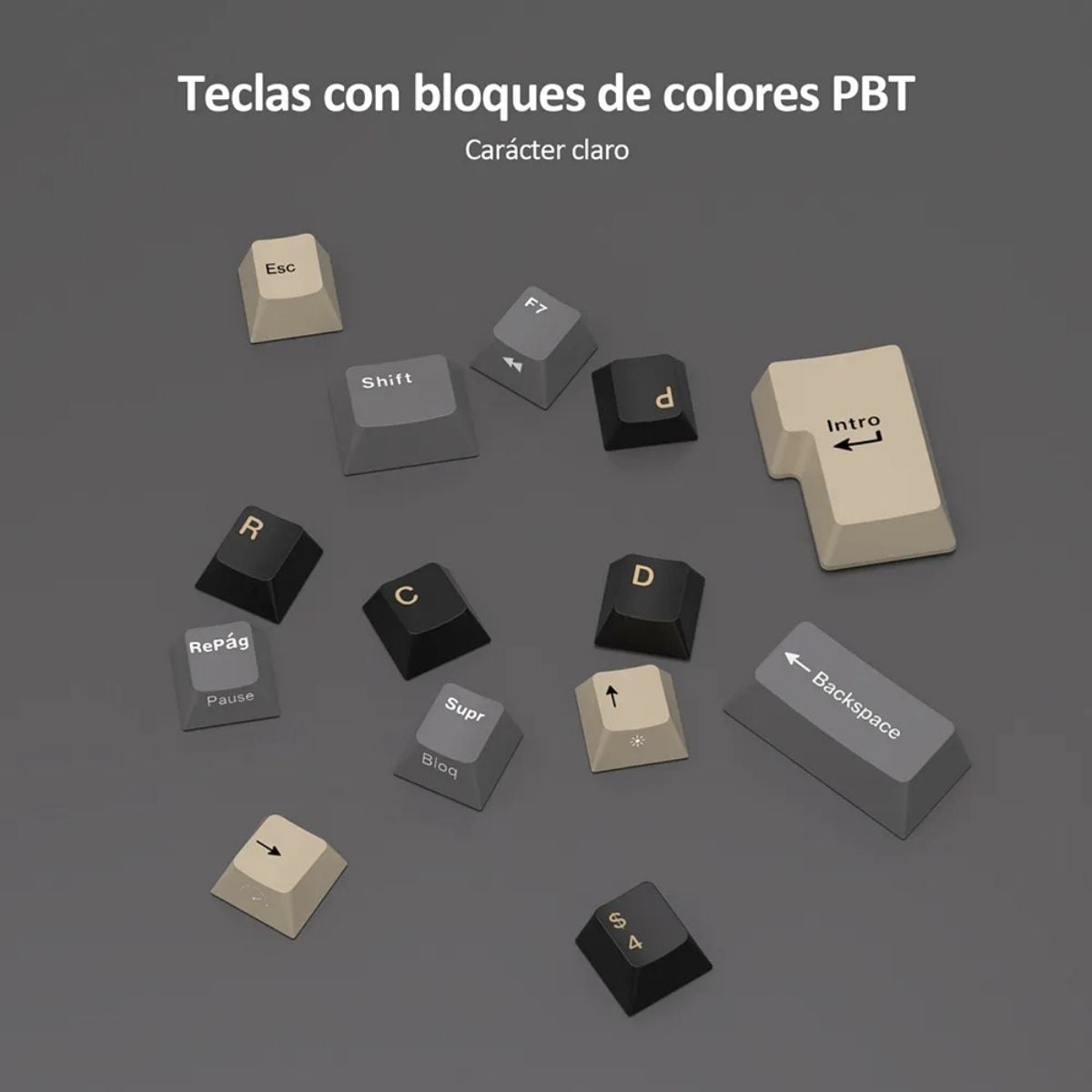 ROYAL KLUDGE - TECLADO R75 WIRED 75% PHATOM SWITCH BROWN - 5